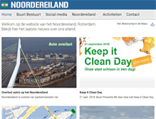 Tablet Screenshot of noordereiland.org